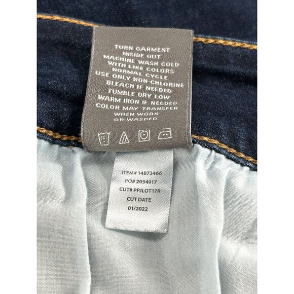 Torrid Wms Jegging Jeans Sz 30R Dk Blue Super Soft Denim Button & Zipper Closure - Picture 9 of 12